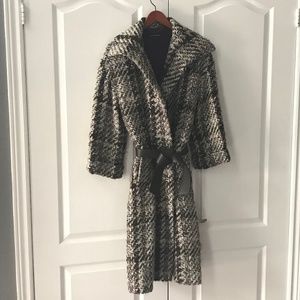 Signature Lida Baday Wool/Mohair Belted Coat "8"